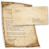 Letter Writing Paper Set with Old Style Letter Paper and