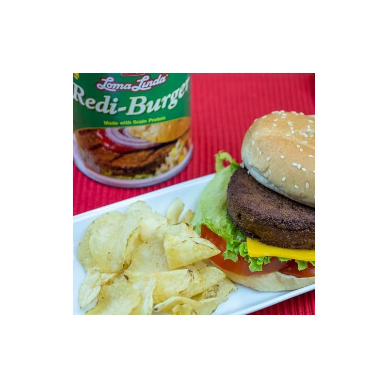 Loma Linda - Plant-Based Meats (Redi-Burger (15 oz.), 12 Pack)