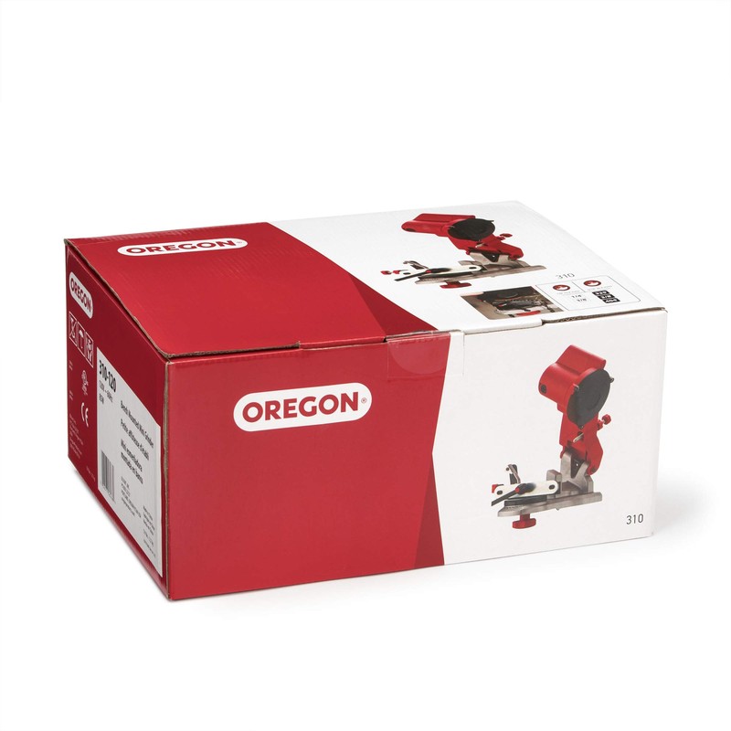 Oregon Compact 120-Volt Mini Bench Grinder, Universal Saw Chain Sharpener,