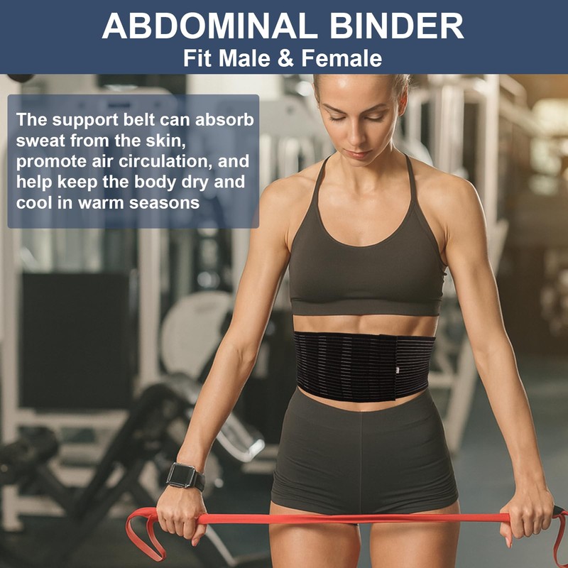 FDFuZhao Umbilical Hernia Belt for Men & Women, Abdominal Support