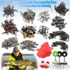 264pcs Fishing Accessories Kit, Fishing Bobbers Hooks Assortment, Terminal Tackle