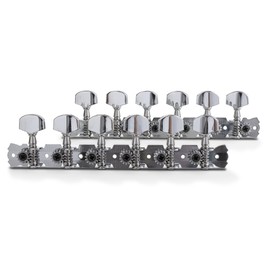 GEWA machine heads Acoustic guitar, 12 string Set, Nickel-plated metal buttons