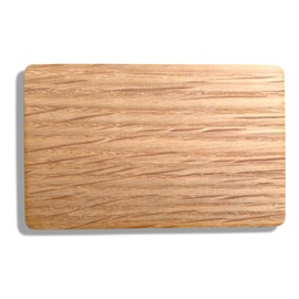 Ninja Pop Wooden NFC Cards -10 Oak Real wood Ntag 213 RFID cards - For Laser Engravers - use for business cards or hotel keys (Oak, 10 Cards)