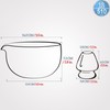 TEANAGOO Japanese Ceramic Matcha Bowl with Whisk Holder, 530 ml,