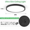 20 inch LED Flush Mount Ceiling Light Fixture,48W Super Slim