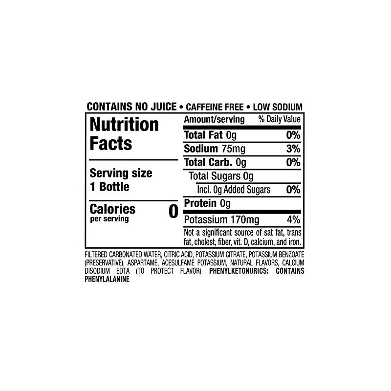 7up Zero (Diet) 20oz Soda Bottles, Pack of 16 (Total