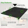Acrylic Cutting Board with Counter Lip | 60% Thicker &