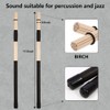 Drum brush Kit,1pair Cahon Metal Wire Brushes and 1pair Jazz