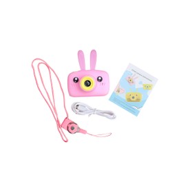 TVA Kidot Cute 20M Digital Camera with 1080 Video and Games, 32 GB SD Included (Pink)