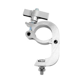 QWORK Stage Light Clamp Hook, Pack of 10, 330 lb. Aluminum Stage Lighting Fixture, C-Clamp, Fits 1.89-2.0 in. Trusses, Quick Release Truss Clamp for DJ Lighting Projector Palms