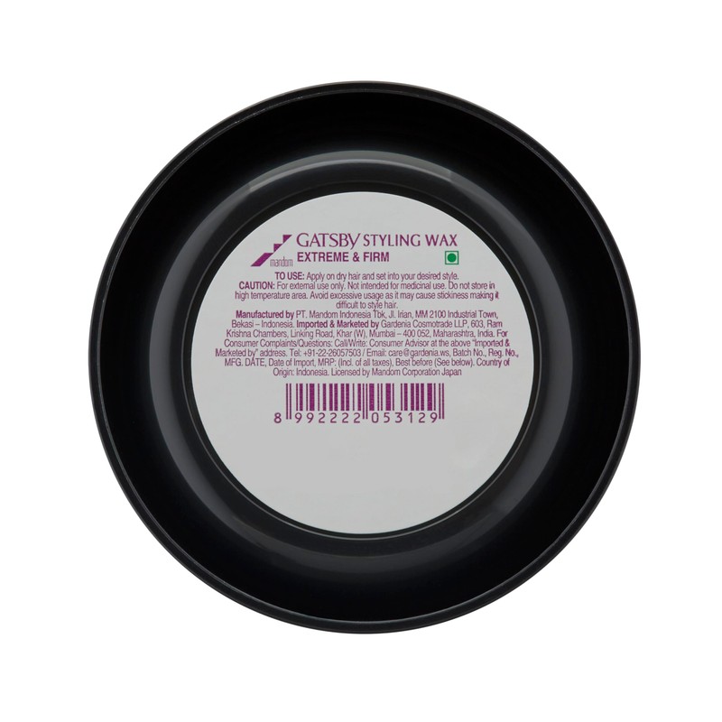 Gatsby Hair Styling Wax Mohawk Firmed Extreme & Firm -