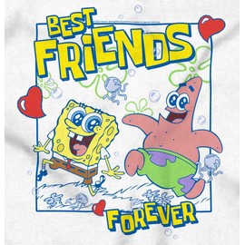 Spongebob Patrick Best Friend Forever Toddler Boy Girl T Shirt White