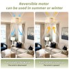 Gryalcy 20" Boho Ceiling Fan with Light, Rattan Caged Flush