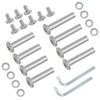 Qjaiune 8PCS Inline Skate Wheels Screws, 6mm OD Roller Skate