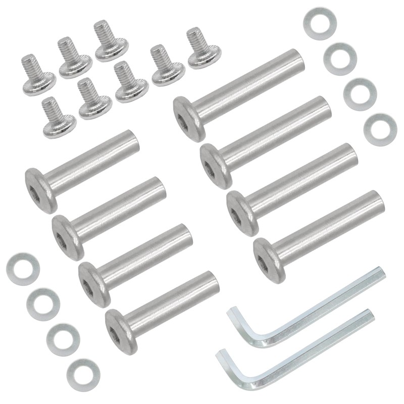 Qjaiune 8PCS Inline Skate Wheels Screws, 6mm OD Roller Skate
