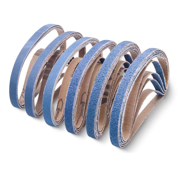 SHUTTLE GENIUS 36 Pcs 1/2 X 18 Inch Sanding Belts