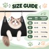 Adjustable Polyester Pet Grooming Hammock Sling for Cat and Small