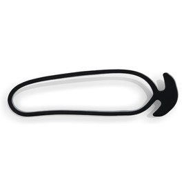 DOJA Industrial Expander Loops for Plants 10 cm Pack of 400 Plant Clips for Tomatoes Trellis Bamboo Poles Clips Tomatoes Tarpaulin Tensioner for Banner Elastic Hook Camping