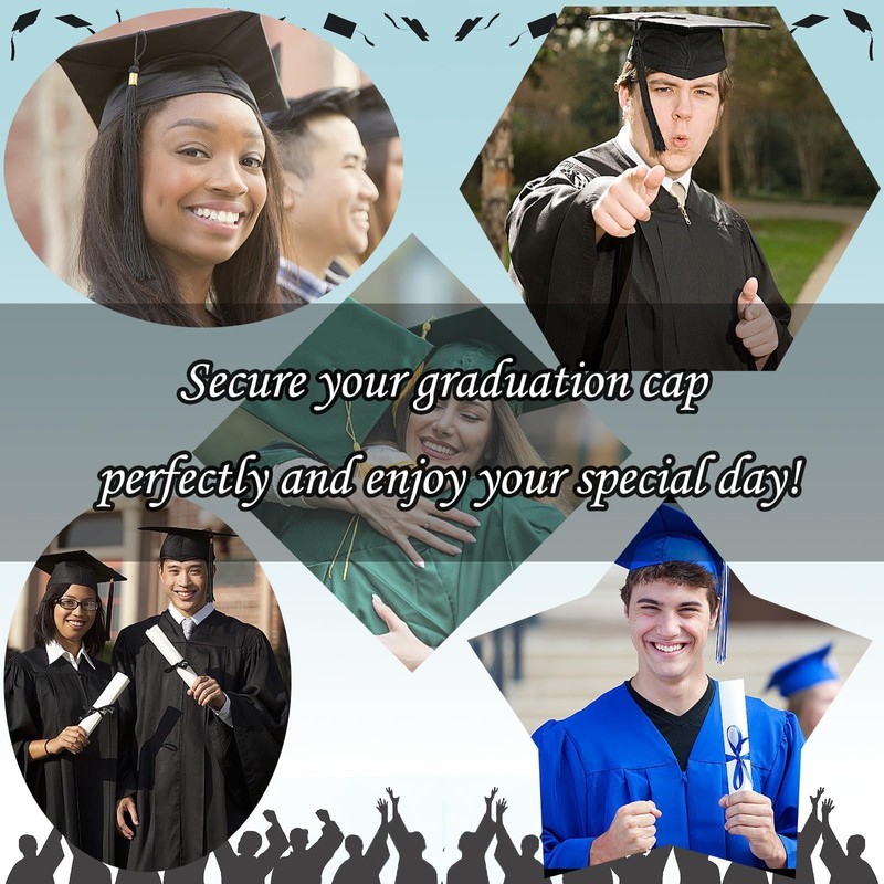 Graduation Cap Headband Secures Your Grad Cap Upgrade Insert Hairstyle