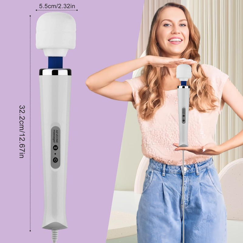 AEVEONE Wired Powerful Handheld Wand Massager, Strong Personal Vibration Massage