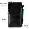 Turtleback Holster Belt Case Compatible with Sonim XP8 Black Vertical