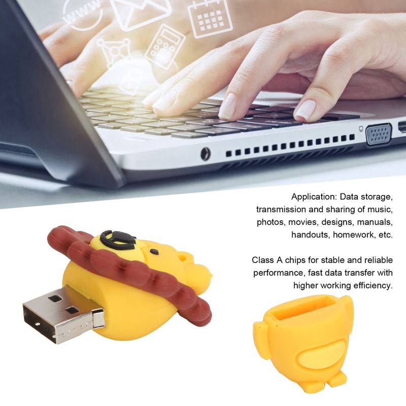 U Disk USB2.0 3 Dimensional Cute Lovely Lion Shape Data