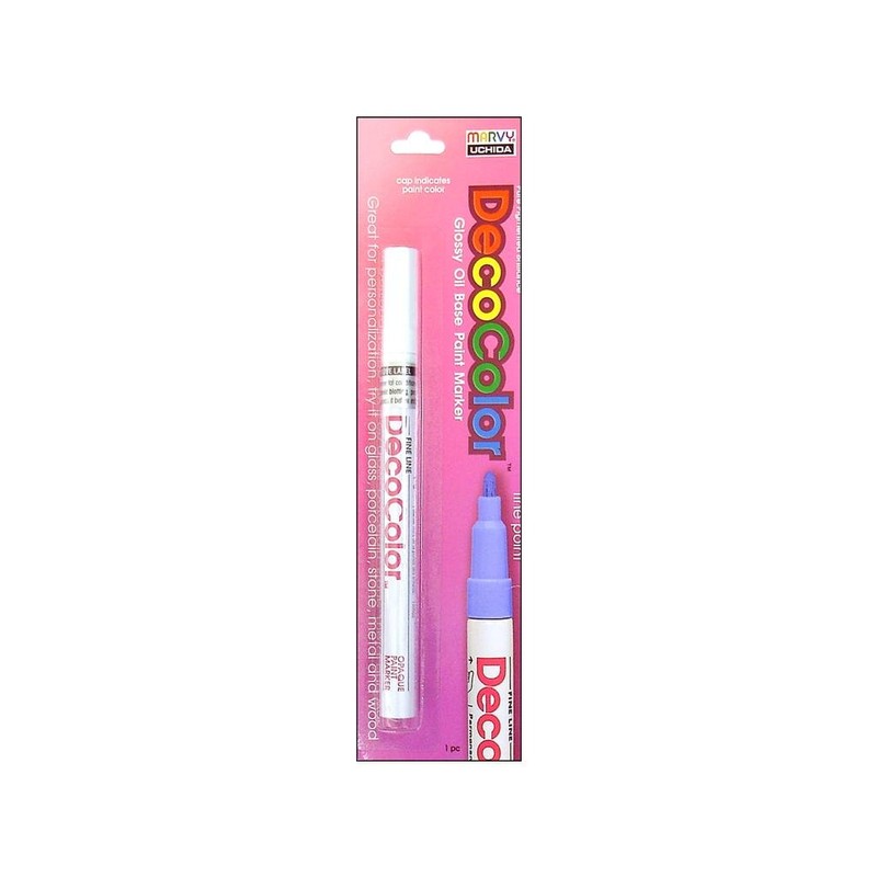 Uchida 200-C-0 Marvy Deco Color Fine Point Paint Marker, White