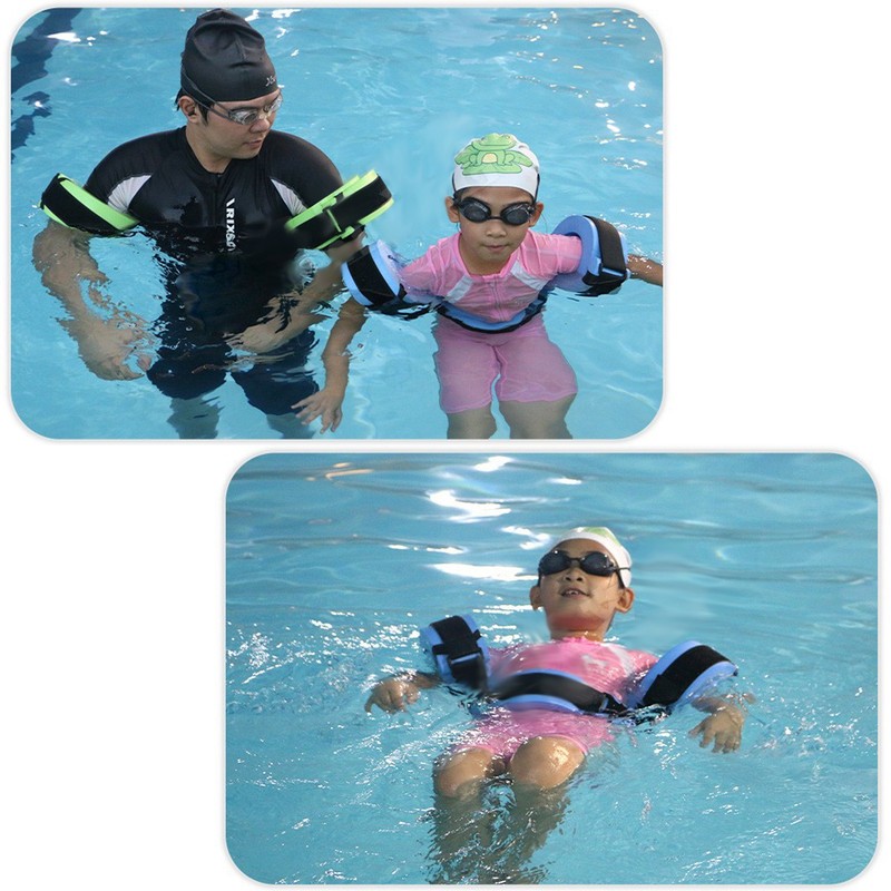 Inflatable Swim Arm Bands Flotation Sleeves Swimming Rings Floats Tube