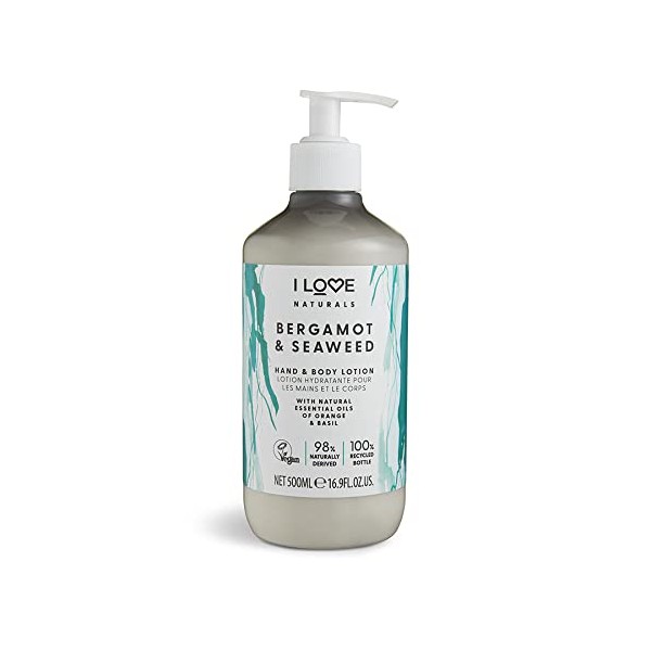 I LOVE I Love Naturals Bergamot & Seaweed Hand &