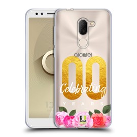 Personalisierte Individuelle Paar Case Jahrestag Soft Gel Handyhülle Hülle kompatibel mit Alcatel 3X (2018)