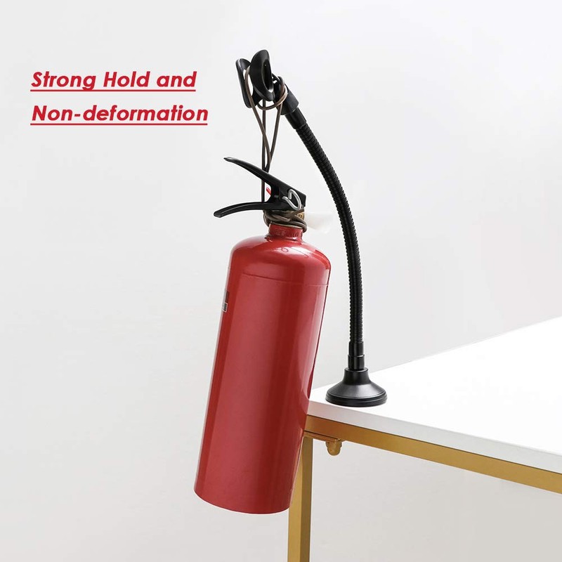 HONSETY 13" Microphone Gooseneck, Multifunction DIY Universal Metal Hose, Black