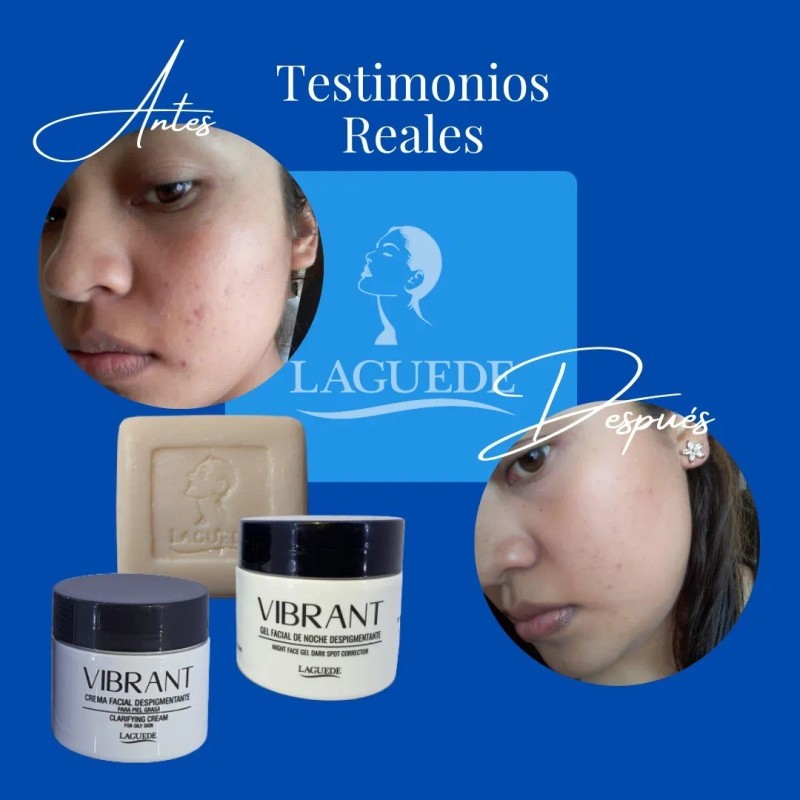 Crema Facial Despigmentante Día.mixta A Grasa 50gr. Laguede