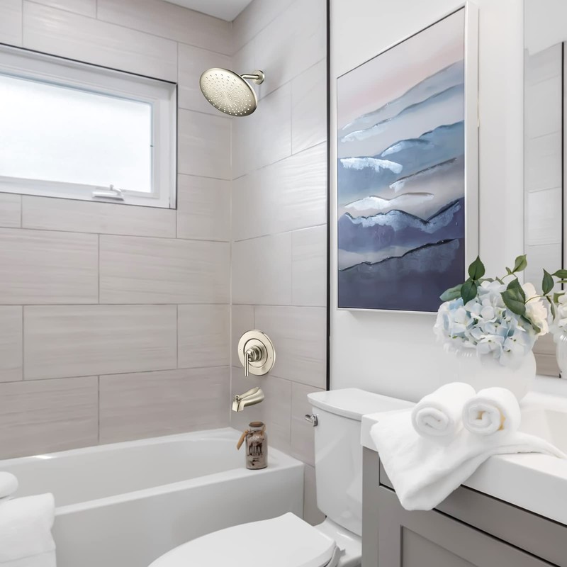 Slip Fit Tub Spout with Pull-Up Diverter for 1/2 inch