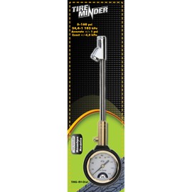 Minder Research 154.1681 TireMinder TMG-RV-DIAL Tire Pressure Gauge with 9" Stem