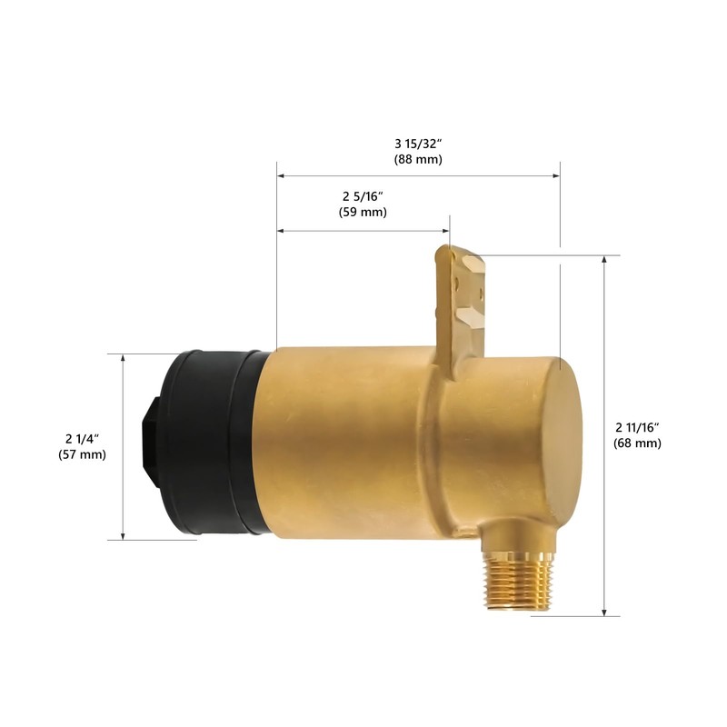 R50200 Replacement Body Spray Rough in Valve for DT, Brass