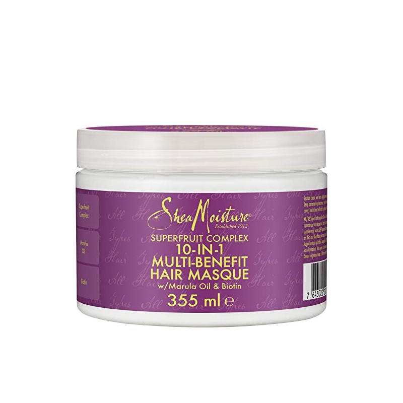 SHEA MOISTURE Moisture Superfruit 10-in-1 Renewal System Hair Mask, 355