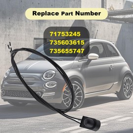Outside Ambient Air Temperature Sensor, Exterior Door Mirror Ambient Air Temp Sensor, Compatible with Part # 735603615 735655747 71753245
