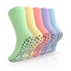 TEHOOK Non-Slip Fuzzy Socks for Women, Soft Cozy Warm Winter