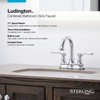 KOHLER Ludington Centerset Bathroom Sink Faucet