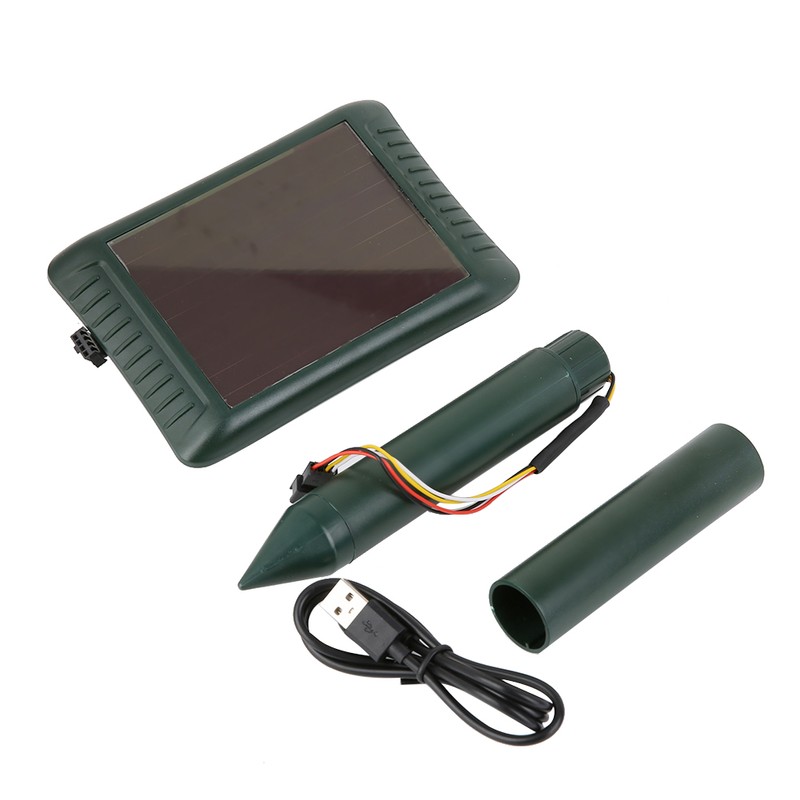 1Pc Solar Power Ultrasonic Wave Garden Farm Mice Pest Killer