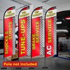 Auto Repair Shop Feather Flag - Flags Automotive Brake Service,