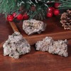 Nupuyai Natural Epidot Stone Raw Stone Irregular Crystal Druse Cluster