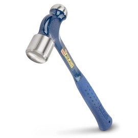 ESTWING Ball Peen Hammer - 32 oz Metalworking Tool with Forged Steel Construction & Shock Reduction Grip - E3-32BP | Estwing