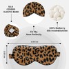 ZIMASILK 100% 22Momme Mulberry Silk Sleep Mask for Sleeping, Filled