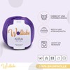 Wollidu Kira 100% Cotton for Knitting and Crocheting 4 x