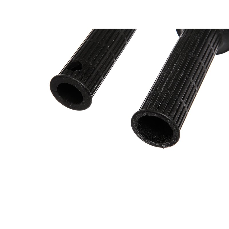 Set of rubber parts and 2x end mushrooms, black, suitable