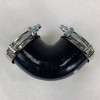 Unbranded Black 3" I.D. to 3" I.D. 90 Degree Silicone