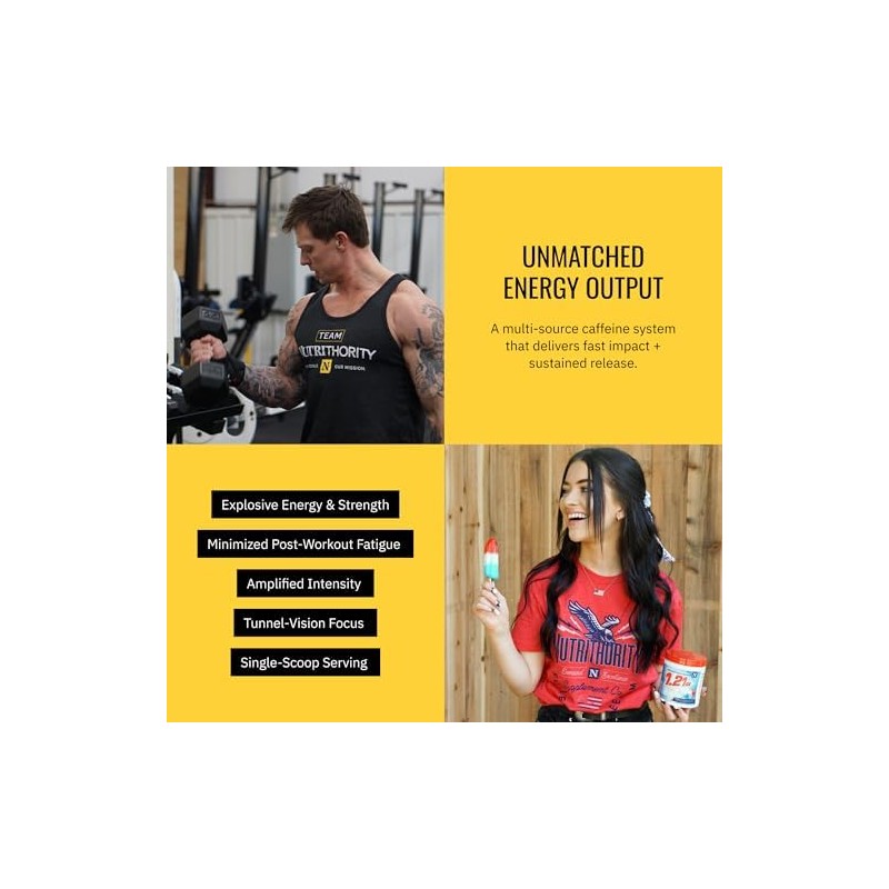 Nutrithority Pre-entrenamiento High Stim de 1,21 Gw
