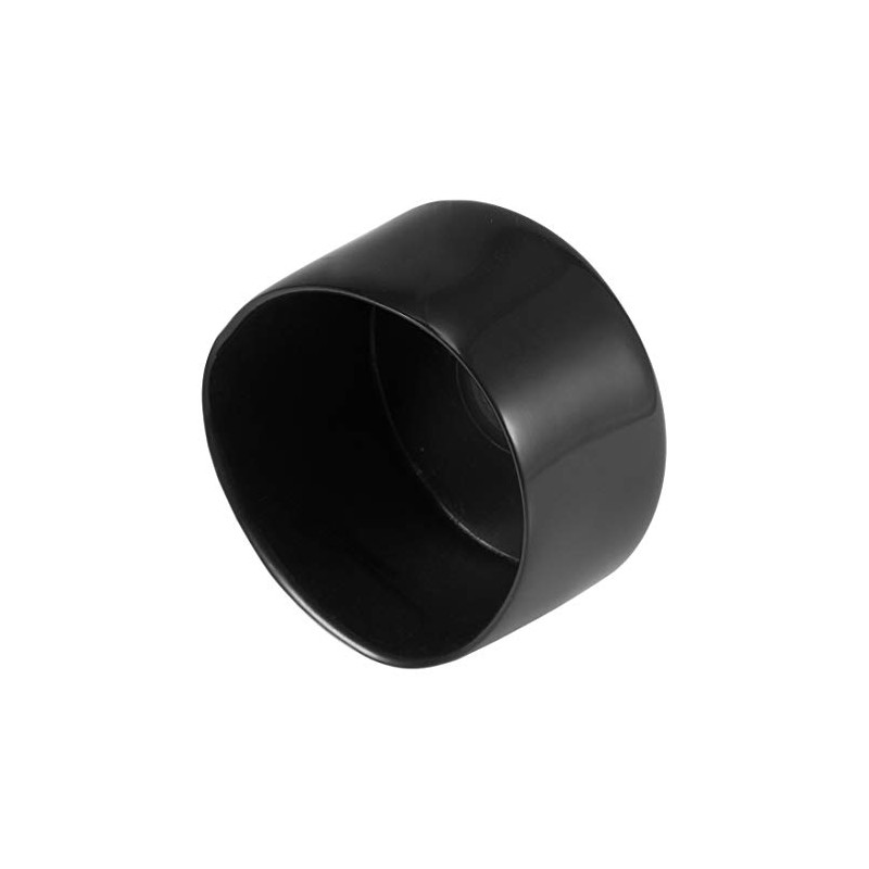 sourcing map 4pcs Rubber End Caps 55mm ID Vinyl Round