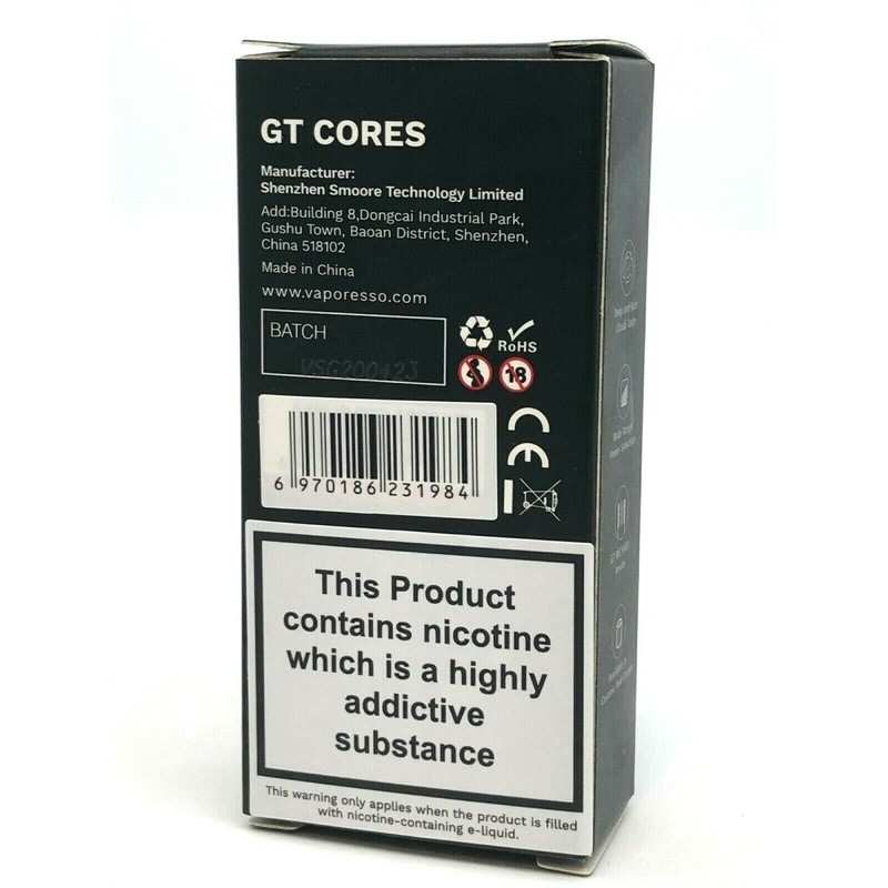 GT Cores for NRG Tank GT8 0.15ohm 50-110w Clapton